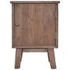 vidaXL Nattbord 40x30x53 cm heltre teak