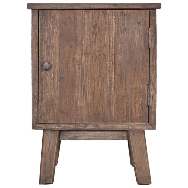 vidaXL Nattbord 40x30x53 cm heltre teak