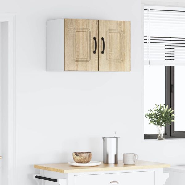 vidaXL Kj&oslash;kkenskap Kalmar Sonoma eik 60 x 31 x 40 cm Konstruert tre