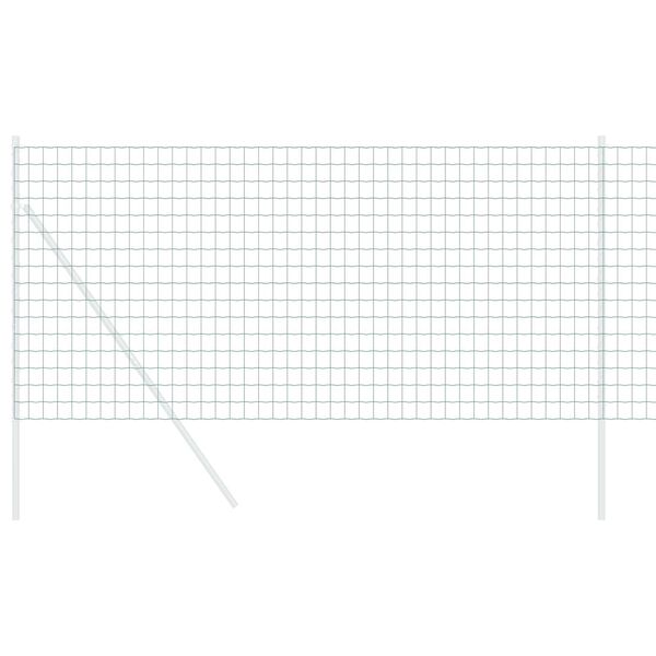 vidaXL Euro gjerde grønn 1.4 x 10 m PVC-belagt jern