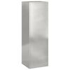 vidaXL Planteholder 2 pcs sølv 24 x 24 x 75 cm Rustfritt stål
