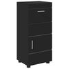 vidaXL Baderomsskapsett TULUM Svart 37 x 31,5 x 82 cm Konstruert tre