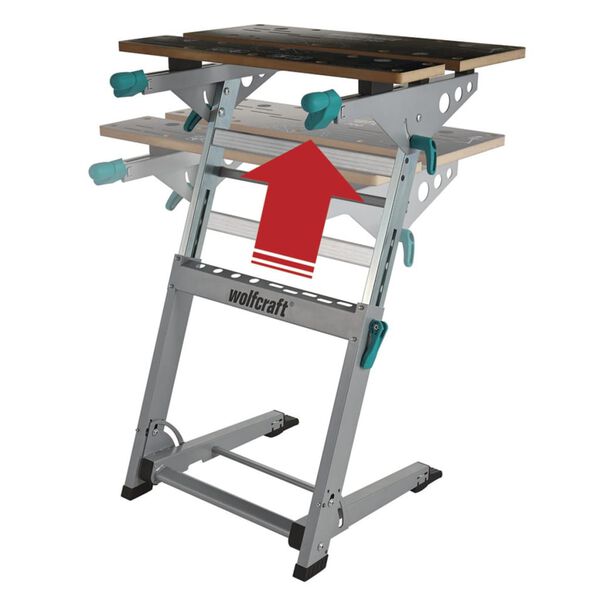 wolfcraft Arbeidsbenk med skrustikke Master 700 6908000