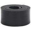 vidaXL Gummikant for sn&oslash;plog svart 180x10x1 cm