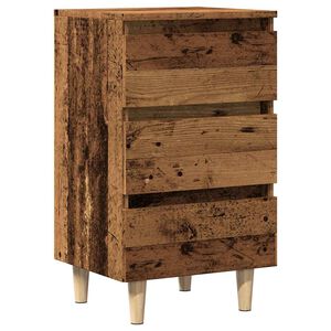 vidaXL Nattbord gammelt tre 40x35x69 cm konstruert tre