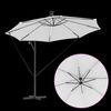 vidaXL Kantilever bananparasol sand 294 x 294 x 248 cm