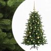 vidaXL Kunstig juletre med julekuler 120 cm 150 LED-lys Varmhvit