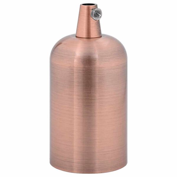 vidaXL Lampeholdere 2 stk r&oslash;d bronse E27