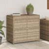 vidaXL Putekasse beige 83x45x76 cm polyrotting