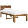 vidaXL Enkelt Senge Ramme med Hodegjerde ROSTOCK Naturlig 75 x 190 cm