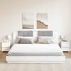 vidaXL Nattbord 2 stk hvit 30x30x40 cm konstruert tre