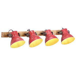 vidaXL Vegglampe 25 W m&oslash;rker&oslash;d 90x25 cm E27