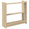vidaXL Biljardqueue stativ Konstruert tre 60 x 20 x 57 cm Sonoma eik