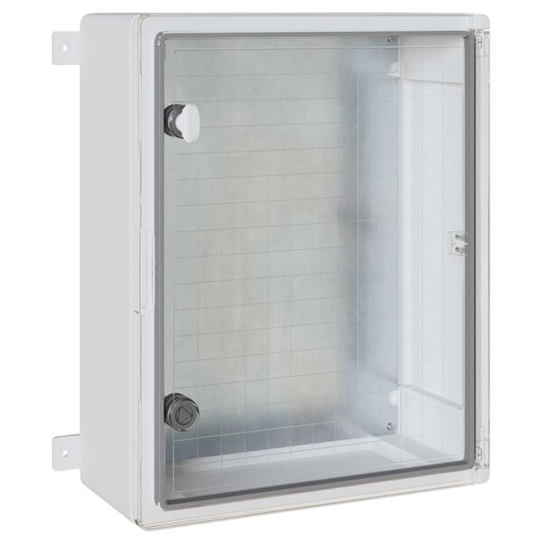 vidaXL Kontrollskap Gr&aring; 40 x 17,5 x 50 cm ABS-plast