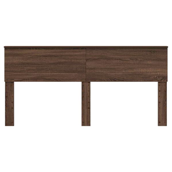 vidaXL Hodegavl Brun Eik 200 cm Konstruert tre