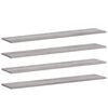 vidaXL Vegghyller 4 stk gr&aring; sonoma 100x20x1,5 cm konstruert tre