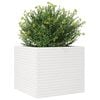 vidaXL Plantekasse hvit 80x80x68,5 cm heltre furu