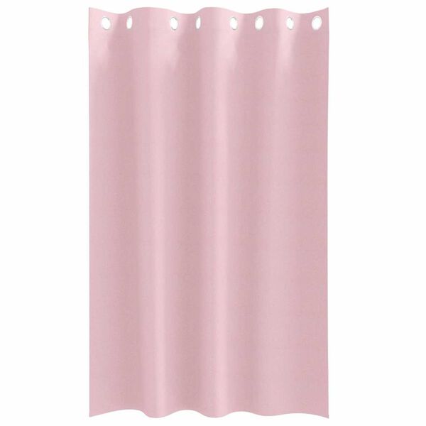 vidaXL M&oslash;rkleggende Gardiner med Ringer 2 pcs Babyrosa 175 x 140 cm
