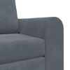 vidaXL Sammenleggbar Sofa seng M&oslash;rkegr&aring; 98 x 71 x 83 cm Fl&oslash;yel