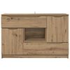 vidaXL Serviesskap Artisan Eik 100 x 30 x 65,6 Konstruert tre