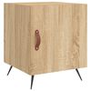 vidaXL Nattbord sonoma eik 40x40x50 cm konstruert tre