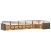 vidaXL Utend&oslash;rs sofa-sett 6 pcs Naturlig 402 x 172,5 x 73 cm