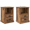 vidaXL Nattbordskap 2 stk. Gammelt tre 36 x 43 x 60 cm Konstruert tre