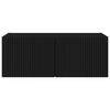 vidaXL TV Veggskap Svart 78,5 x 31 x 29,5 cm Konstruert tre