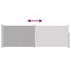 vidaXL Uttrekkbar sidemarkise 100x300 cm gr&aring;