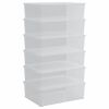 vidaXL Putekasser plast 6 stk 25 L stablebar