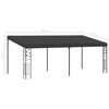 vidaXL Veggmontert paviljong 6x3x2,5 m antrasitt
