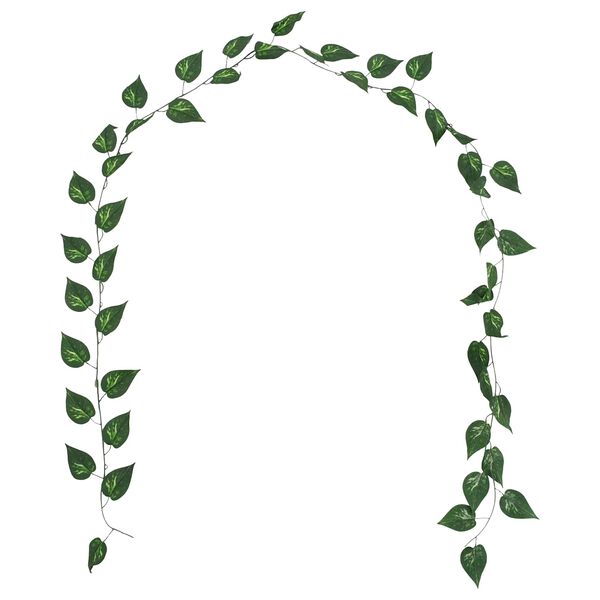vidaXL Kunstig Pothos 5 pcs gr&oslash;nn 300 cm Plast