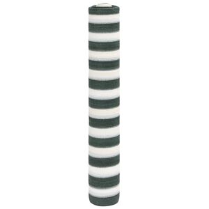 vidaXL Skjermnett gr&oslash;nn og hvit 1,8x50 m HDPE 75 g/m&sup2;