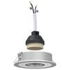 vidaXL Spotlight S&oslash;lv 9 x 9 x 2 cm Aluminium