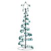 vidaXL LED Juletre med Baubles 100 LEDs Varm Hvit 150 cm