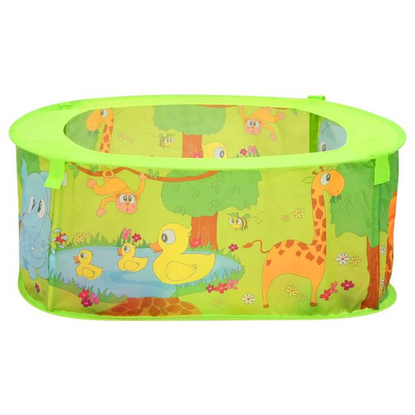 vidaXL Ballbasseng med 300 baller for barn 75x75x32 cm