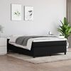 vidaXL Boxspring-sengeramme svart 135x190 cm Double stoff