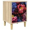vidaXL Nattbordskap KIEL Sonoma eik 36 x 33 x 50 cm Konstruert tre