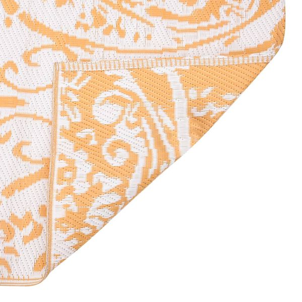 vidaXL Uteteppe ARAKIL gul 140x200 cm PP