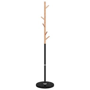 vidaXL Stumtjener svart 172 cm pulverlakkert jern