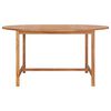 vidaXL Hagebord 150x76 cm heltre teak