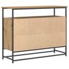 vidaXL Serviesskap Artisan Eik 100 x 35 x 80 cm Konstruert tre