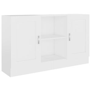 vidaXL Skjenk hvit 120x30,5x70 cm konstruert tre