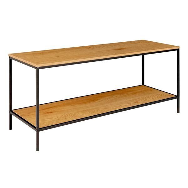 House Nordic TV-benk med 2 hyller Avery eik og svart
