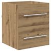 vidaXL Vaskeskap Artisan Eik 38,5 x 41 x 48 cm Konstruert tre