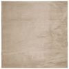 vidaXL Teppe HUARTE kort luv mykt og vaskbart sand 120x120 cm