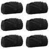 vidaXL Kastepledd 6 stk. Svart 150 x 130 cm 2.75 kg Fleece