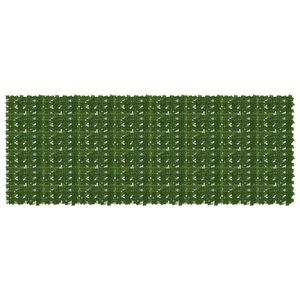 vidaXL Balkong skjerm med blader Gr&oslash;nn 400 x 150 cm