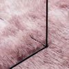 vidaXL Flossteppe med lang luv NAVARRA st&oslash;vet rosa 240x240cm polyester