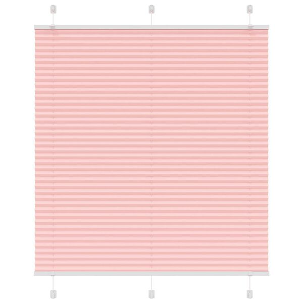 vidaXL pliss&eacute;gardin Rosa 115x150 cm Stoff Bredde 114,4 cm Polyester